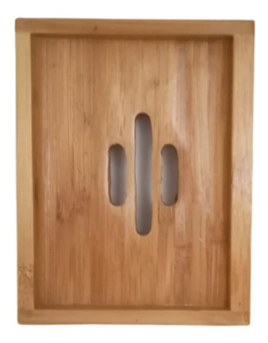 Jabonera En Bambú Baño Ducha O Tocador
