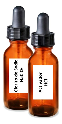 Kit Clorito De Sodio 28 (naclo2) + Activador 4 (hcl) - 100ml