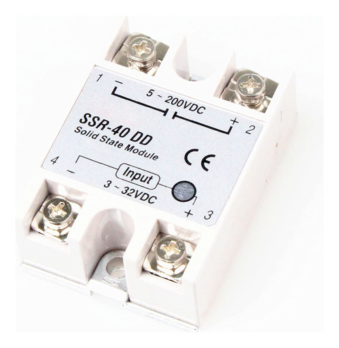 Ssr-40dd 40a Rele Estado Solido Contacto Monofasico Control