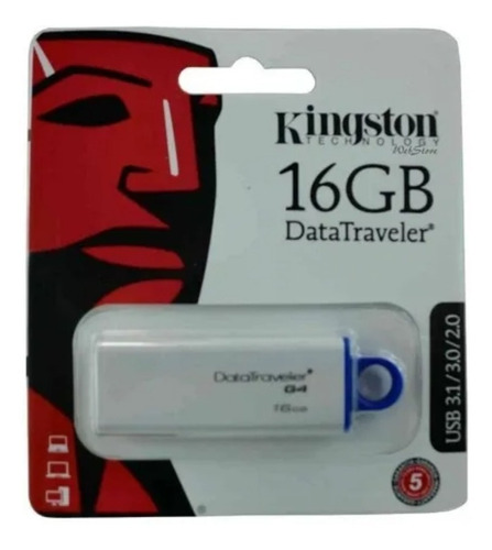 Pendrive 16gb - Kingston Datatraveler Dtig4- Usb 3.0