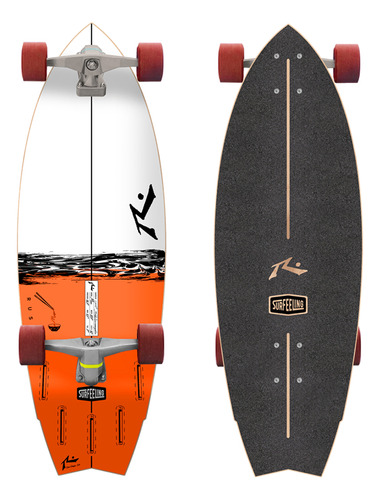 Simulador De Surf Skateboard Surfeeling Rusty Miso