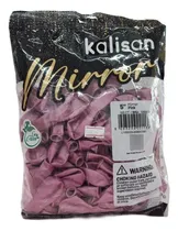 Comprar Latex Mirror Pink Rosa Metalico 5 Pul 100 Pzs Marca Kalisan