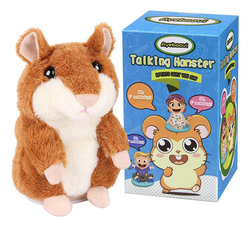 Hámster Parlante De Peluche Que Repite Lo Que Dices De Hal.