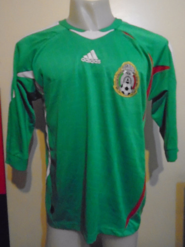 Camiseta Selección México Copa Oro 2008 2009 Manga 3/4 T. L