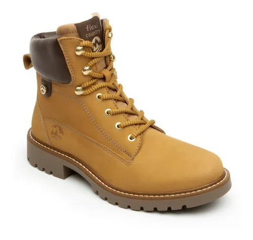 Bota Flexi Dama Outdoor Country Urbanas Timber 37816 Miel Cuotas