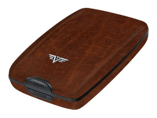 Billetera Alemana Tru Virtu Cash & Cards Natural Brown