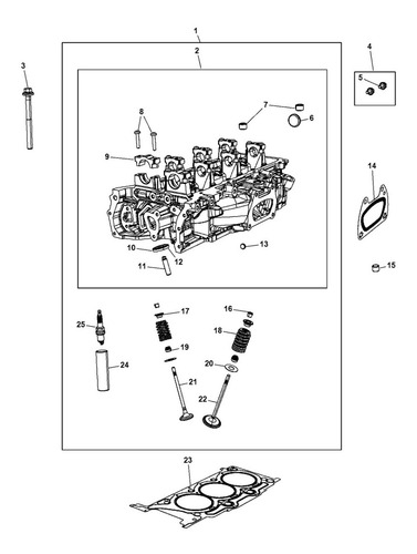 Imagen 2 de 5 de Reten Válvulas Mopar Original Dodge Durango 3.6l 2011-2015