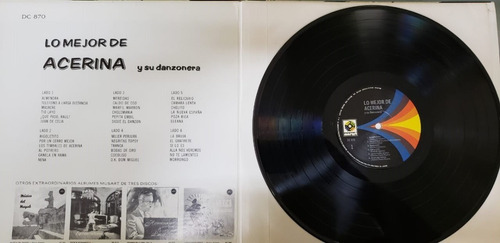 Lo Mejor De Acerina Y Su Danzonera 3 Discos Lp (Usado)