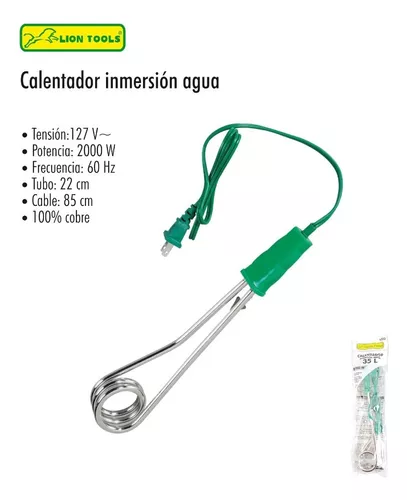 Calentador inmersi?n agua #4 15 lts 900 W - Lion tools