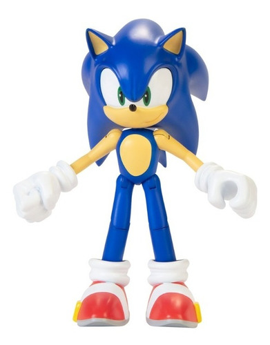 Imagen 1 de 5 de Sonic Figura Articulada 10cm Pelicula Sonic 2 The Hedgehog 