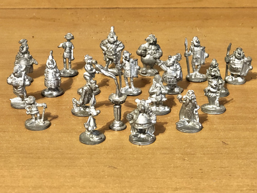 Coleção Miniaturas Chumbo Asterix E Obelix Antigo Raro (Usado)