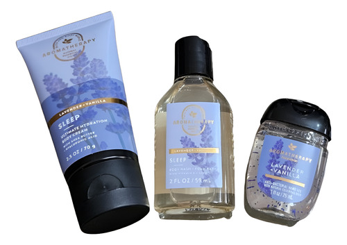 Mini Set Bath & Body Works Lavander And Vanilla