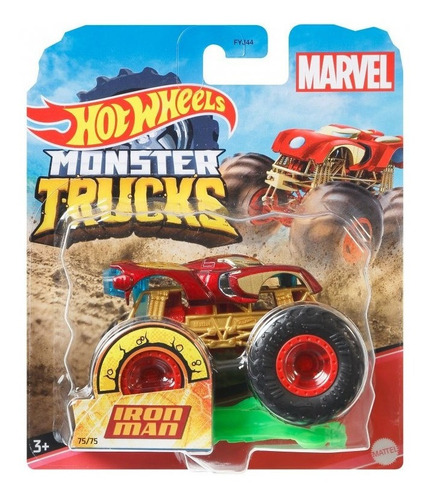 Hot Wheels Monster Trucks Iron Man Marvel