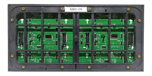 Par Modulo Painel Led P5 Rgb 32x16cm Hub75 Uso Externo K2531