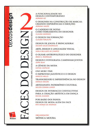 Faces Do Design 2, De Gustavo  Piqueira. Editora Rosari, Capa Mole Em Português