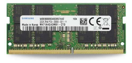 Memoria 32gb Ddr4 2666mhz Pc4-21300 Sodimm 2rx8 Cl19 1.2v