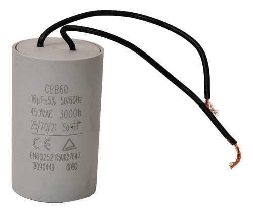 Capacitor Electrolitico Bomba Centrifuga Gamma Cp80 16uf