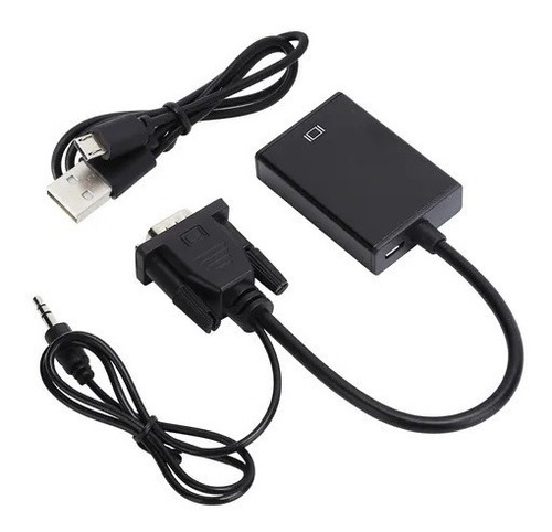 Imagen 4 de 6 de Conversor Activo Vga A Hdmi Converter 1080p Hd Adaptador