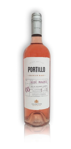 Vino Portillo Rosé Malbec 750ml Salentein Wines Mendoza