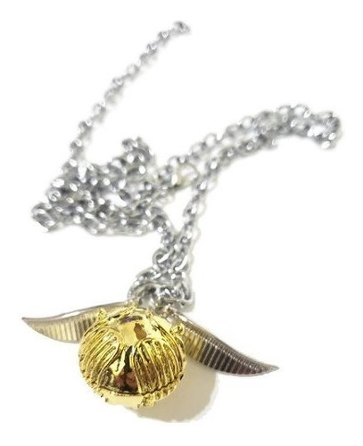 Collar Snitch Dorada Modelo Grande - Harry Potter