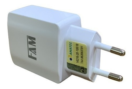 Imagem 2 de 5 de Carregador Fam Turbo 18w Pd Usb-c Anatel iPhone E Galaxy