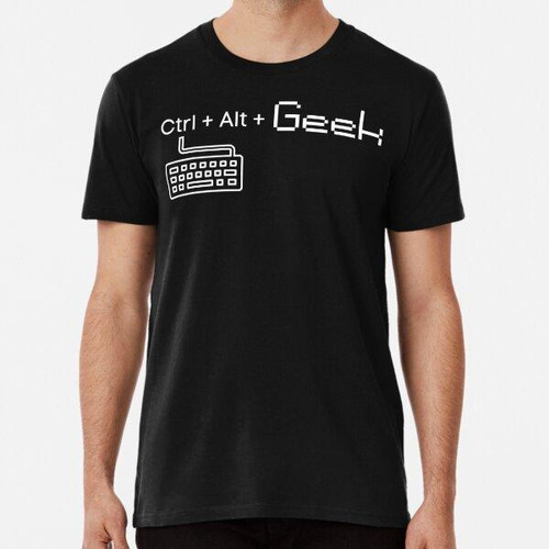 Remera Ctrl+alt+camisetas, Estuches, Tazas, Cuadernos Geek Y