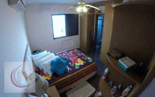 Imagem 23 de 29 de Apartamento Com 3 Dormitórios À Venda, 140 M² Por R$ 450.000,00 - Vila Guilhermina - Praia Grande/sp - Ap2088