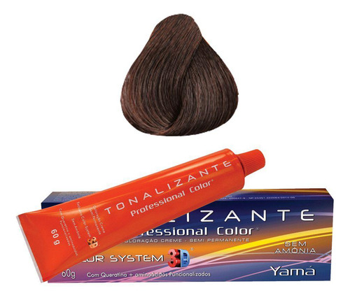 Tonalizante Professional Color N. 3.0 Castanho Escuro - Yamá