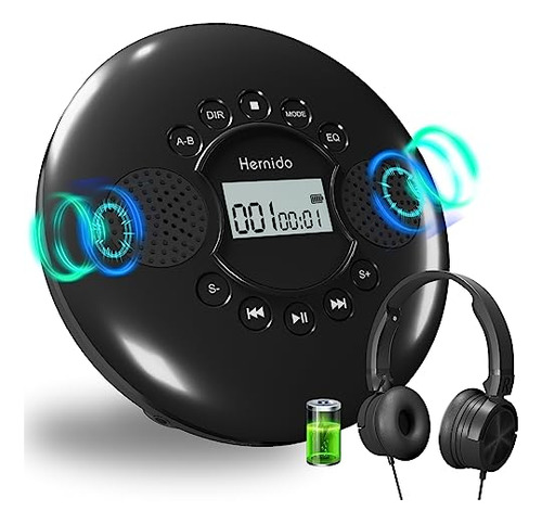 Pack De Cd Player Portable Con Alta Calidad De Sonido