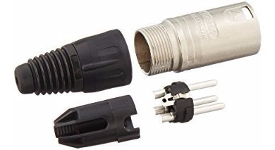 Imagen 4 de 10 de Neutrik Nc3mx Ficha Conector Xlr Canon Macho A Cable 3 Pines
