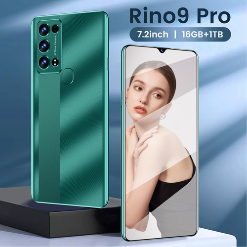 Rino9pro Smartphone 7.2 Pulgadas Pantalla Grande 16gb+1tb