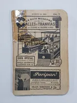 Comprar Antiguos Tranvías Guía 1919 Recorridos Calle Bs As Mag 58798