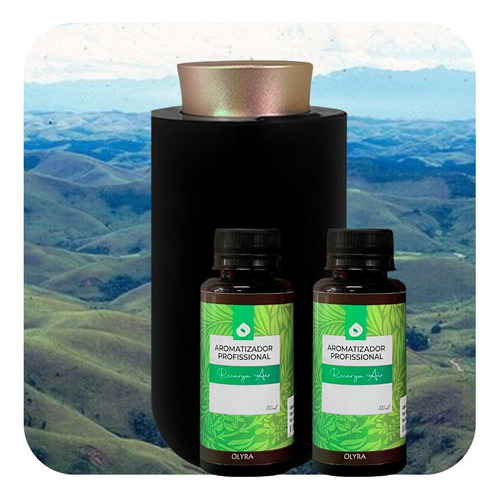 Kit Aromatizador Profissional Carros Sala Escritório Apartam Cor Colinas