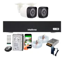 Comprar Kit Cftv 2 Câmeras Full Hd 1080p 2mp Dvr Intelbras Mhdx 4ch