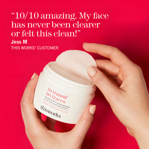 Thisworks 60 toallitas desmaquillantes para ojos y rostro eimina el maquillaje protege e hidrata la piel con agua de rosas menta y aceites botánicos