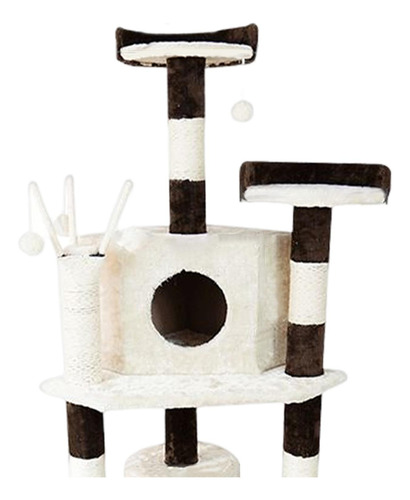 Rascador Para Gatos Alto Poste Árbol De Escalada Alfombras