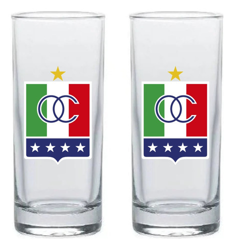 Copa Once Caldas Shots Aguardientera Tequila X 2 Unidades