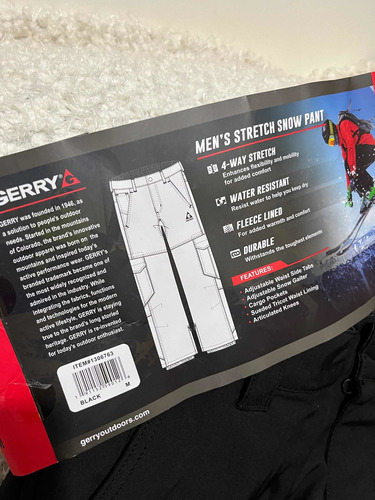 Pantalón Térmico Impermeable Marca Gerry