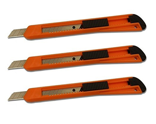 Mejor Uso General Del Cuchillo (3 Pack) Box Cutter - Pesado 