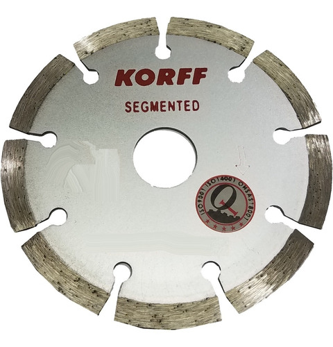 Disco Korff  Segmentado Corte Húmedo Ladrillo Hormigón 150mm