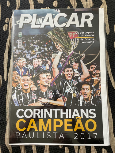 Revista Placar Pôster Corinthians Campeão Paulista 2017