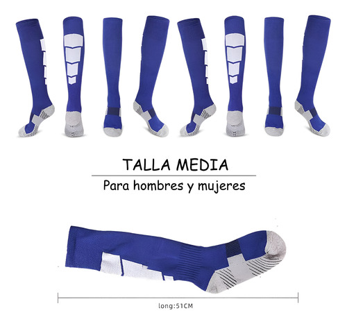 2 Pares De Calcetines De Fútbol Calcetines Deportivos