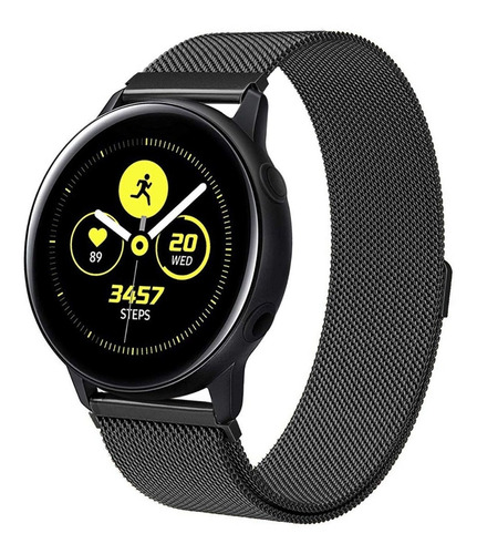 Imagen 2 de 6 de Correa Malla Milanese Para Galaxy Watch Active + Case