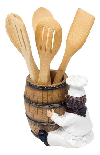 French Chef Pierre - Soporte Decorativo Para Utensilios De E