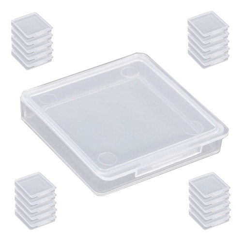 Caja De 20 Cajas De Almacenamiento Microorganizadoras Con Ta