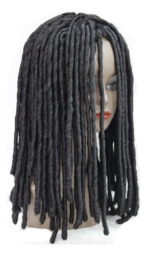 Trenzas Africanas Peluca Rastas Pelo Espiral Rizos Peinado