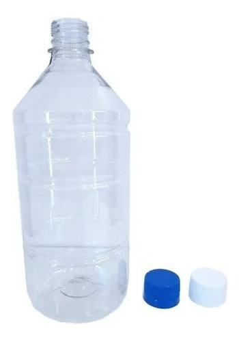 Botellas Pet De Litro Con Tapas Plasticas Bolsones Con 30 Un