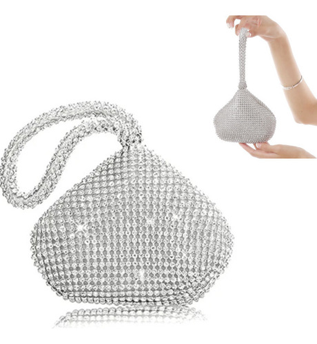 Cartera De Mano Moderna Con Diamantes De Imitación Brillante