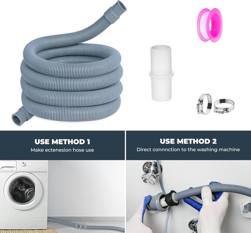 Kit De Manguera Extensible 8.2 Pies Para Lavadora