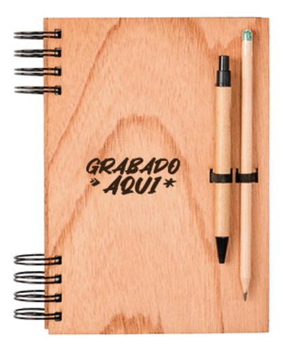 30 Cuaderno Con Lapiz Y Lapicera (opc. Logo, Frase O Nombre)